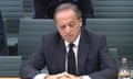 BBC chair faces questions at a select committee of MPs