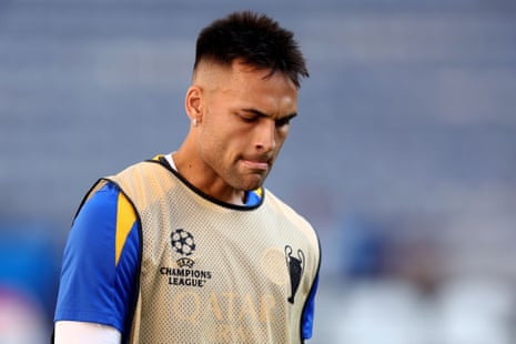 The Argentinian striker Lautaro Martinez has scored nine goals in this season’s Champions League.