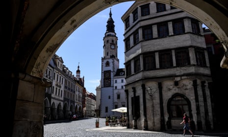 The historical city centre of Görlitz, Germany.