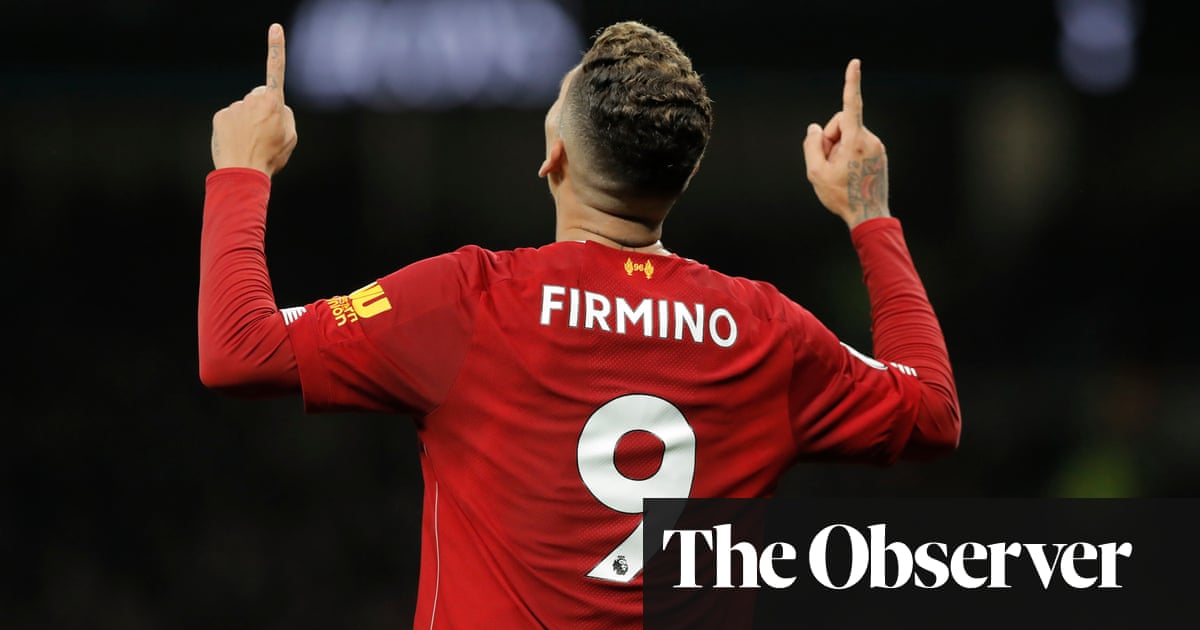 Firmino is picture perfect again as Liverpool’s away-day goal monster | Barney Ronay