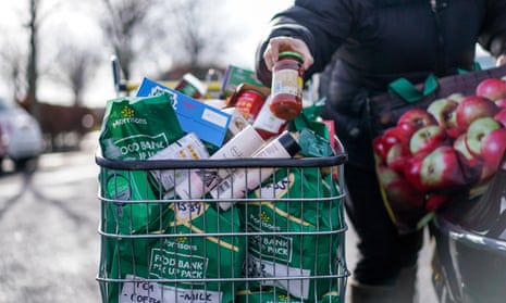 Food charity delivers food to people in need
