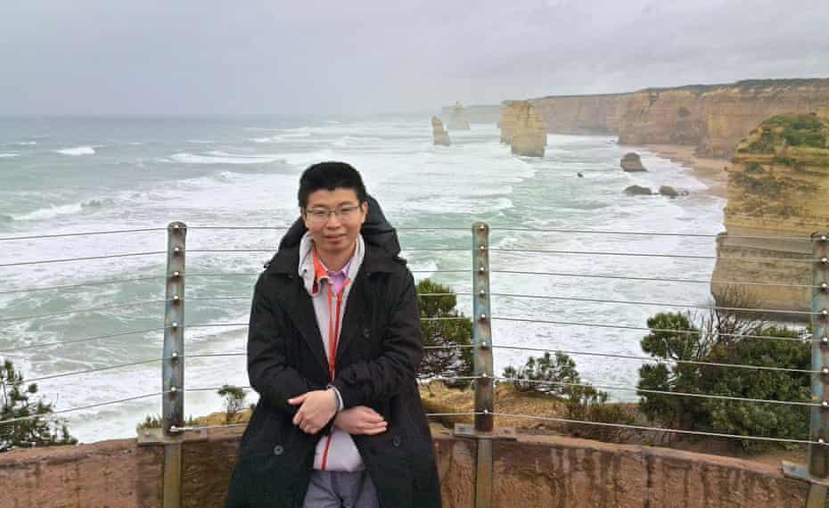 Wu Lebao, a 31-year-old Chinese refugee living in Melbourne, Australia