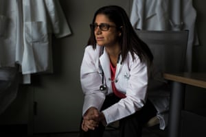 Dr Mona Hanna-Attisha at her office in the Hurley children's center in Flint on 15 January 2016.