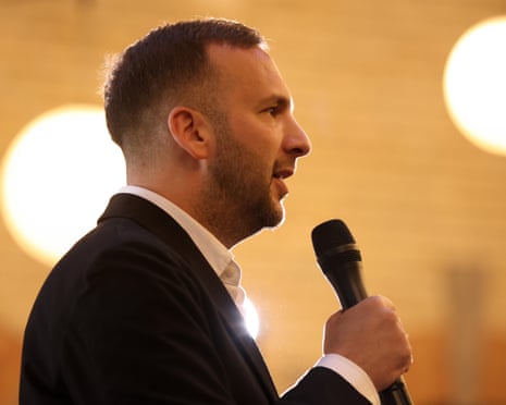 Green party Leader Zack Polanski speaks at a campaign event in Manchester earlier this month