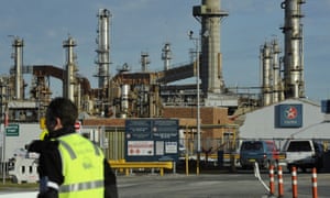 The former Caltex Oil Refinery at Kurnell in Sydney