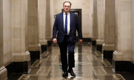 The governor of the Bank of England, Andrew Bailey.