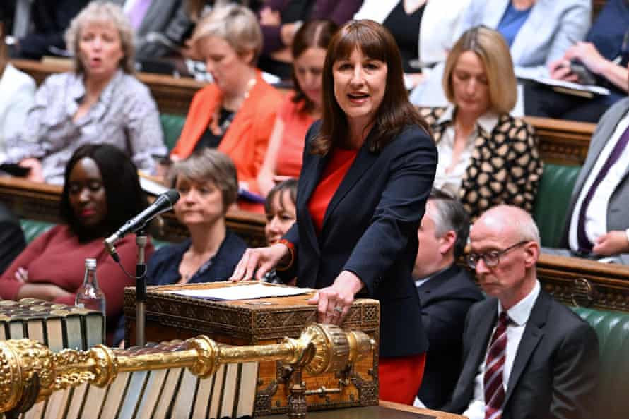 Rachel Reeves in the Commons yesterday.