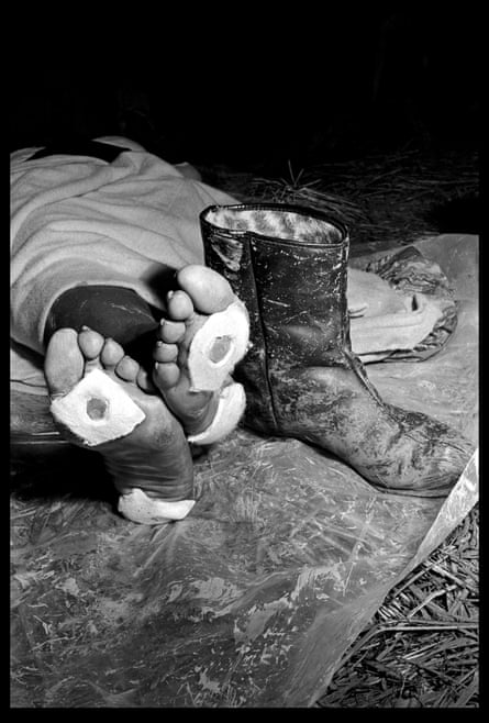 a person’s feet