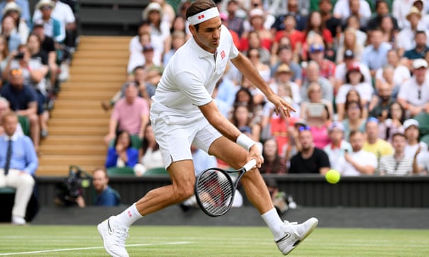 Risultati immagini per federer wimbledon 2019