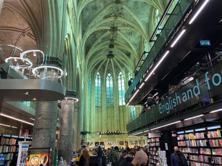 Boekhandel Dominicanen is a medieval church converted into a bookshop and space for the arts.