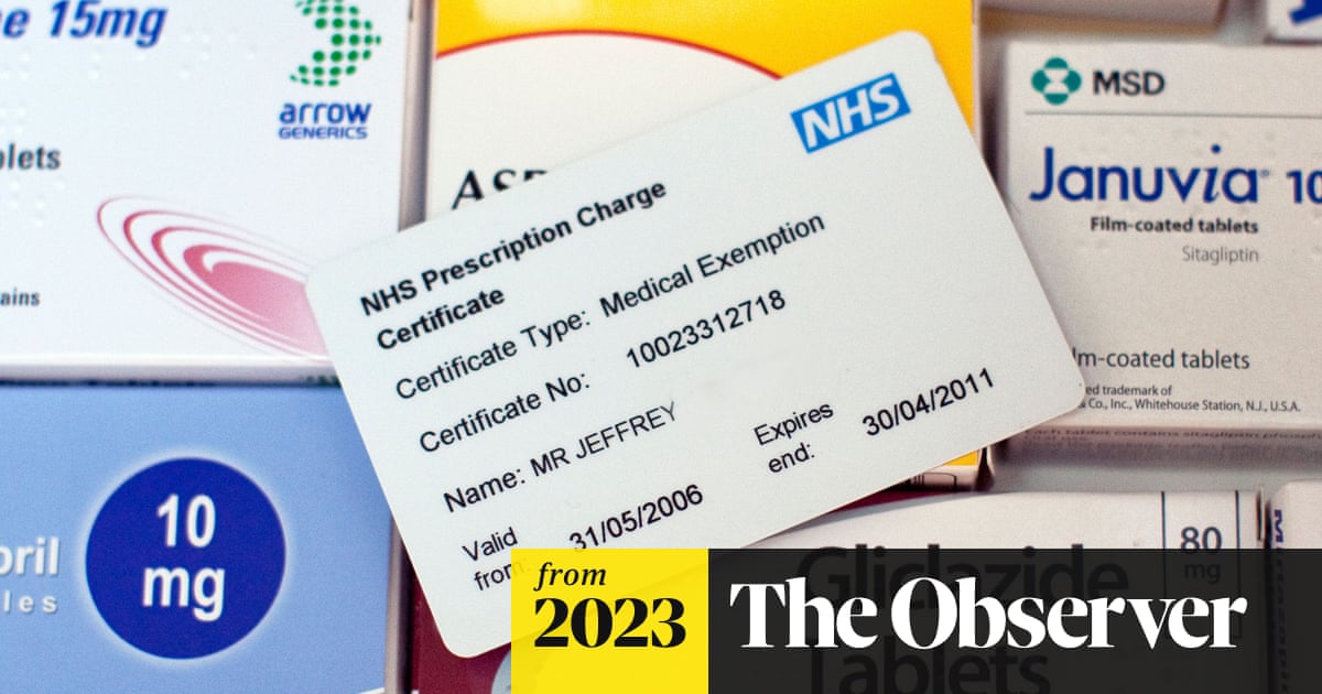 Cancer could kill me, but I face an NHS fine over prescriptions