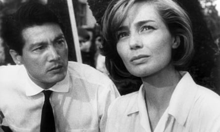 Eiji Okada and Emmanuelle Riva in Alain Resnais’ 1959 film Hiroshima, Mon Amour.