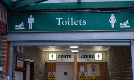 Male and female toilets