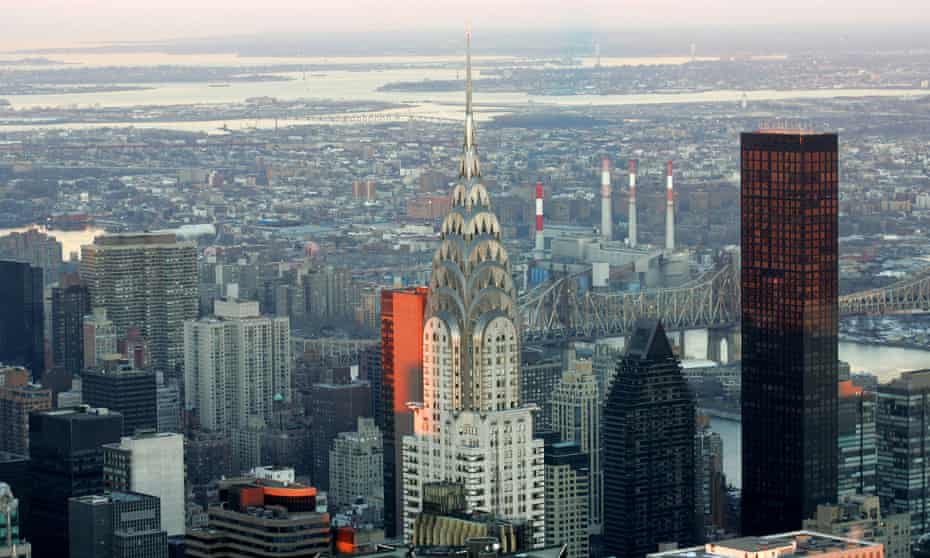 Kaleidoscope of stories ... view across New York with the Chrysler building in the foreground.