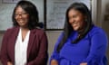 Ne’Kiya Jackson, left, and Calcea Johnson on CBS’ 60 Minutes on 5 May 2024.
