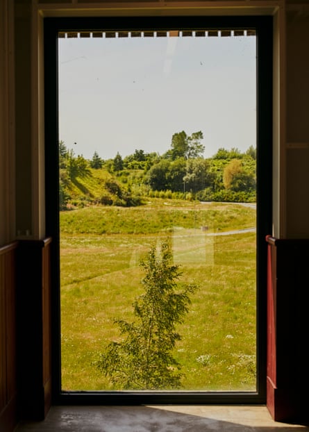 View from a window at the quarry