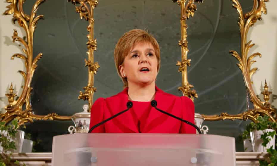 ‘Witness the vitriol poured on Sturgeon’s head for wanting another referendum on independence for Scotland.’