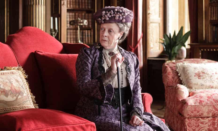 Maggie Smith as the Dowager Countess of Grantham in Downton Abbey. 