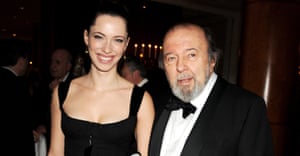 Rebecca with her father, theatre director Peter Hall, in 2010.