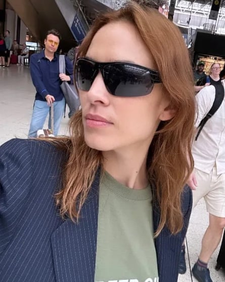 Alex Chung taking a selfie wearing sunglasses