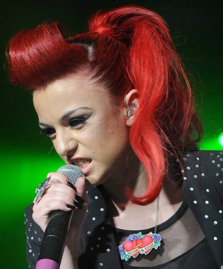 Cher Lloyd performing on the The X Factor Live tour