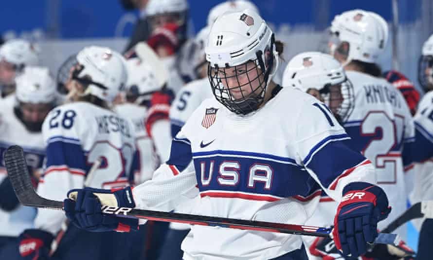 Abby Roque became the first Indigenous woman to play for the US hockey team at an Olympic games.