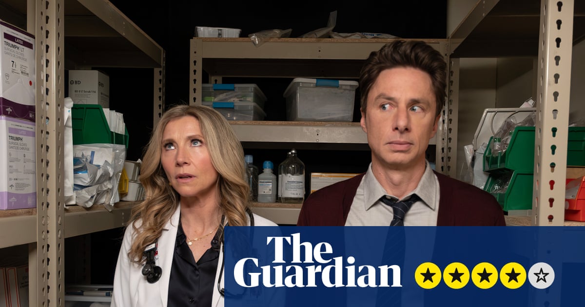 Scrubs review – daft gags and volcanic fury bring the medical sitcom back from the dead