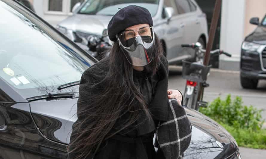 Demi Moore in Paris this week.