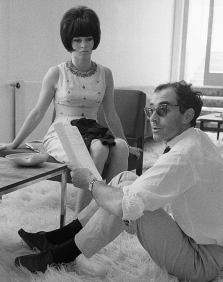 Jean-Luc Godard mettant en scène Brigitte Bardot
