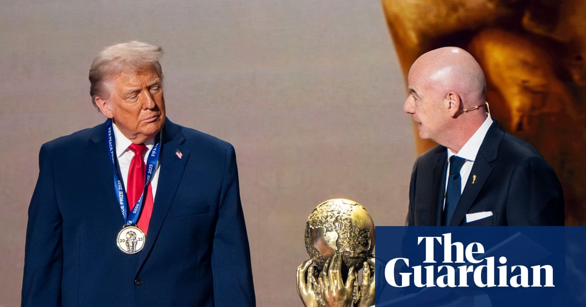 Gianni Infantino accused of breaking Fifa rules with Trump’s peace prize