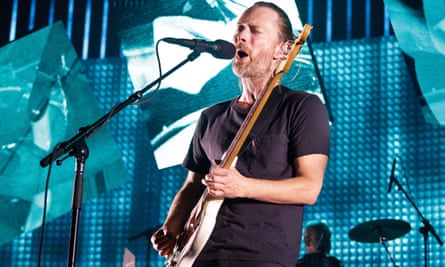 Thom Yorke of Radiohead, performing in 2012.