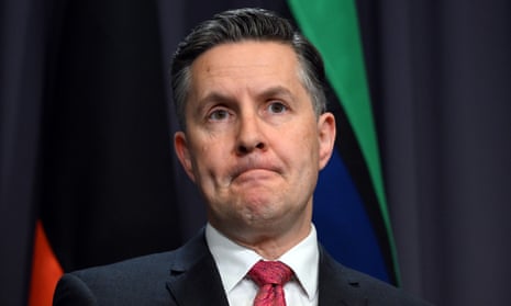 Mark Butler at a press conference at Parliament House