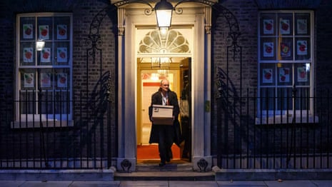 Dominic Cummings leaves 10 Downing Street amid reports of immediate exit – video