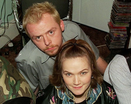 Simon Pegg and in Jessica Hynes in Spaced.