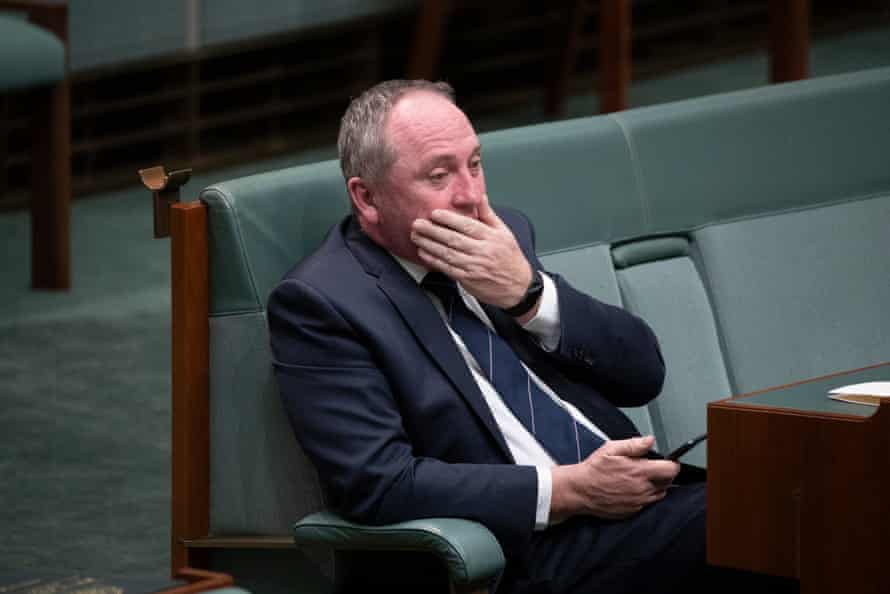 Barnaby Joyce during question time