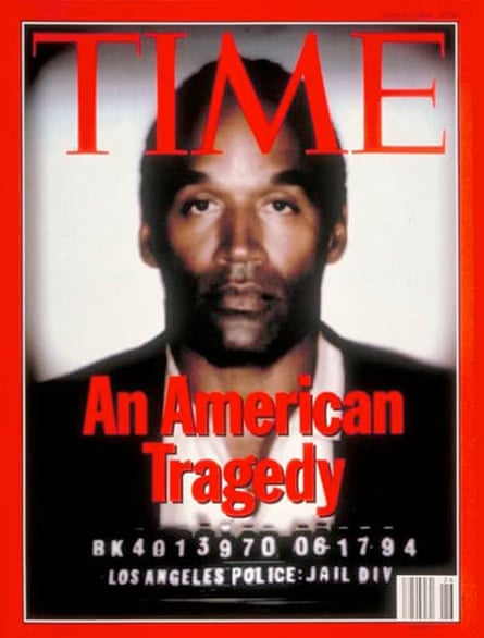 OJ Simpson on the cover of Time magazine, 1994