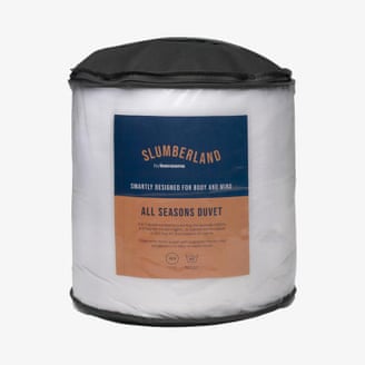 Slumberland All Seasons duvet.
