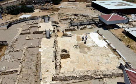 A view of the archaeological site of Saint Hilarion in the centre of the Gaza Strip, pictured in June 2022.