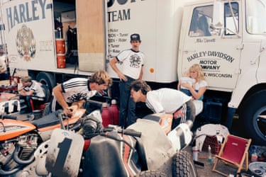 Racers Pit and Crews FansWhen Jack wasn’t on a bike, he was behind a camera or in a classroom, teaching photography in a women’s prison, then later at Harvard, always drawn to the edges of things, to lives rarely shown in full light