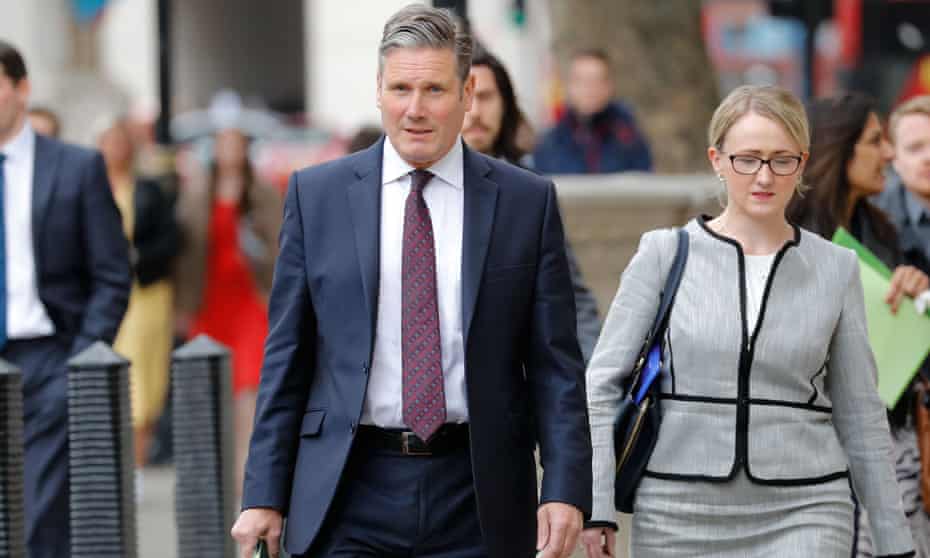 Keir Starmer and Rebecca Long-Bailey in May 2019.