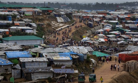 A Rohingya refugee camp in Cox’s Bazar, Bangladesh.