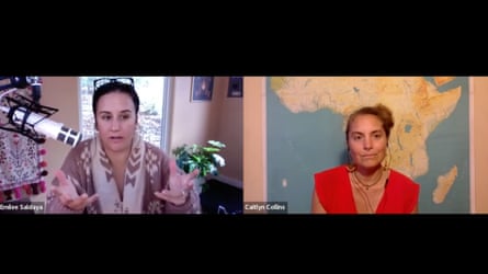 Emilee Saldaya and Caitlyn Collins on FBS podcast.