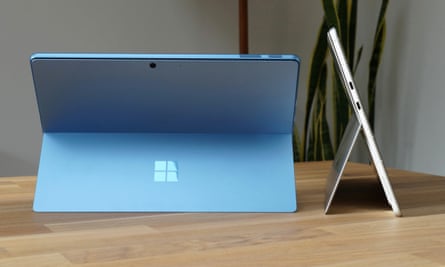 Back and sides of Surface Pro 9.