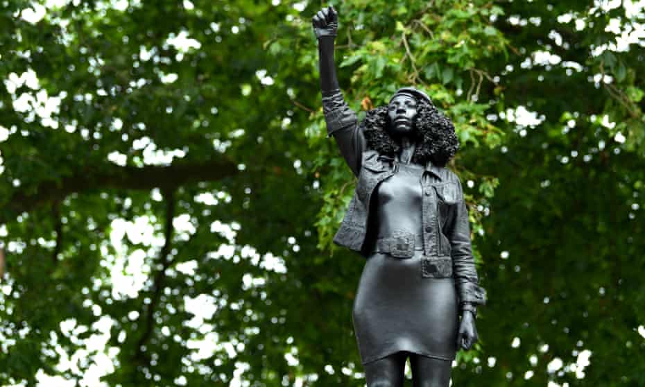 Marc Quinn’s statue of Black Lives Matter protester Jen Reid in Bristol
