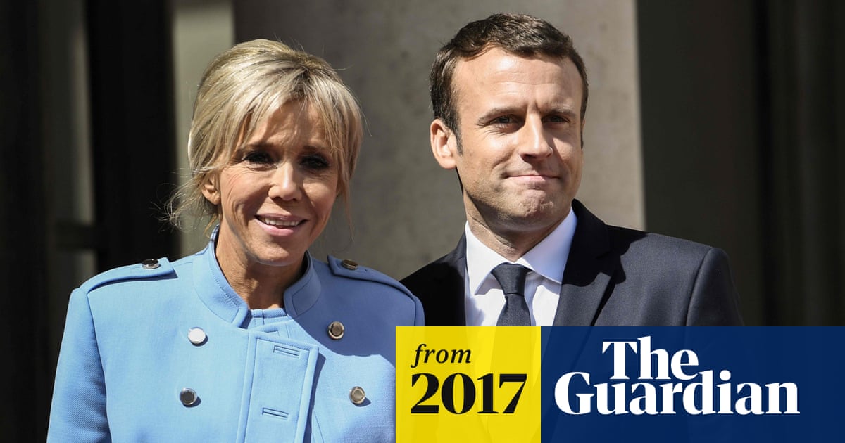 brigitte macron short dress French First Lady Brigitte Macron Loves Clean SilhouettesAnd a Little Leg