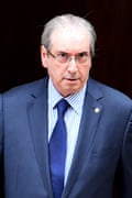 The president of the Brazilian chamber of deputies, Eduardo Cunha, who is pushing for the impeachment of President Dilma Rousseff, is himself accused of taking bribes.