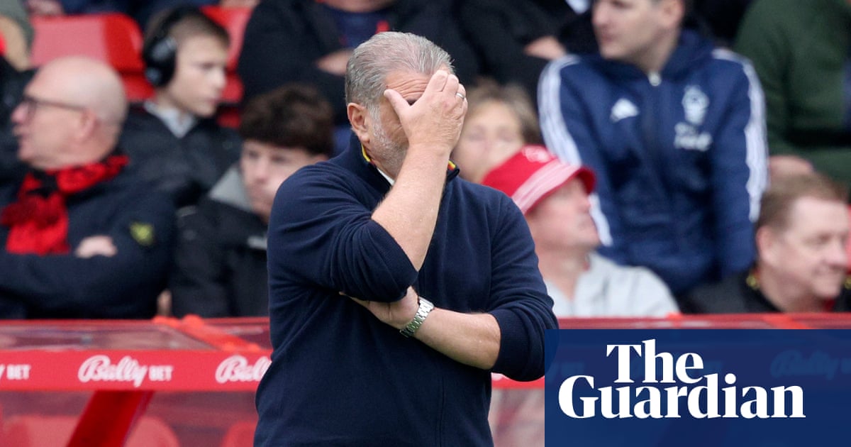 Ange Postecoglou sacked by Nottingham Forest after 40 days as head coach