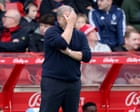 Ange Postecoglou sacked by Nottingham Forest after 40 days as head coach