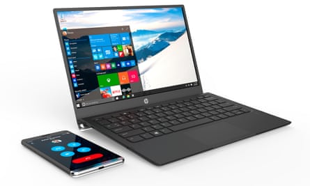 A laptop and smartphone