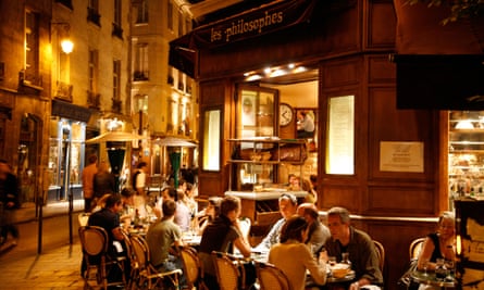 Brasserie Les Philosophes, Paris, Helen Pidd’s first stop.